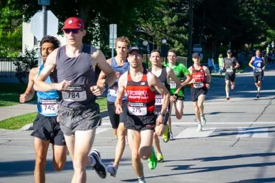 Bronte Harbour Classic 5K 2026 official race photo: Course, Adam S., Mercedes-Benz Oakville.