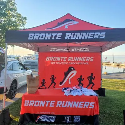 Bronte Harbour Classic 5K 2026 official race photo: Festival, TapeGeeks, Bronte Runners Club.
