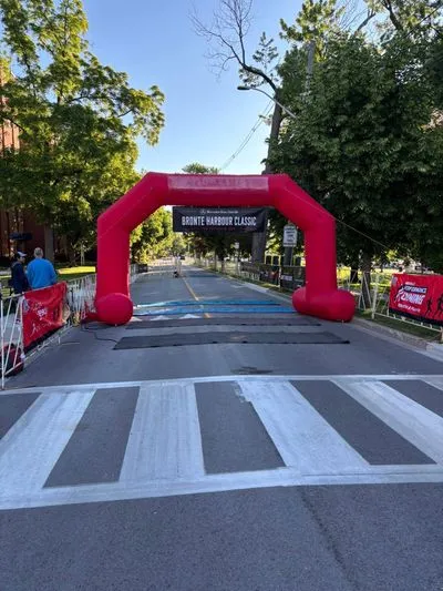 Bronte Harbour Classic 5K 2026 official race photo: Festival, Mercedes-Benz Oakville, Oakville Performance Running, Kids Area.