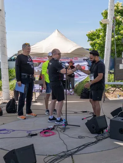 Bronte Harbour Classic 5K 2026 official race photo: Festival, Yadwinder K., Mercedes-Benz Oakville, RunMate Pro.