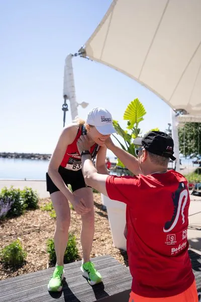 Bronte Harbour Classic 5K 2026 official race photo: Awards, Be Active Physio, TapeGeeks.
