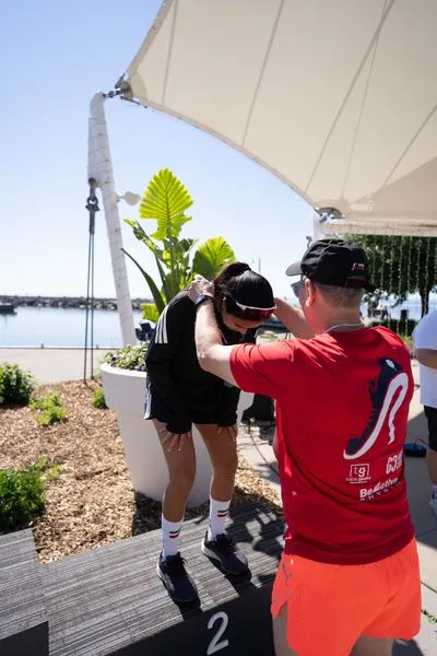 Bronte Harbour Classic 5K 2026 official race photo: Awards, Be Active Physio, TapeGeeks.