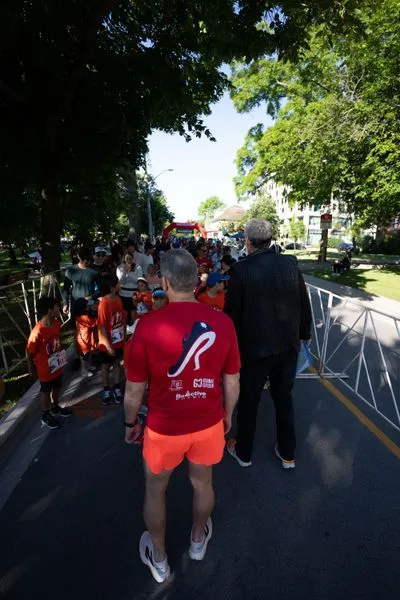 Bronte Harbour Classic 5K 2026 official race photo: Kids 1K, Bib 1, Be Active Physio.