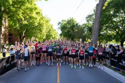 Bronte Harbour Classic 5K 2026 official race photo: Start Line, Adam S., Be Active Physio, Speak Squad, Oakvest Group, MyCourier, Festival.