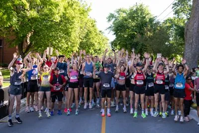 Bronte Harbour Classic 5K 2026 official race photo: Start Line, Luke M., Mercedes-Benz Oakville, ON Running, Festival.