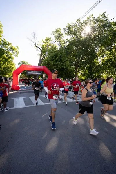 Bronte Harbour Classic 5K 2026 official race photo: Start Line, Janet F., Mercedes-Benz Oakville, SunUp, Festival.